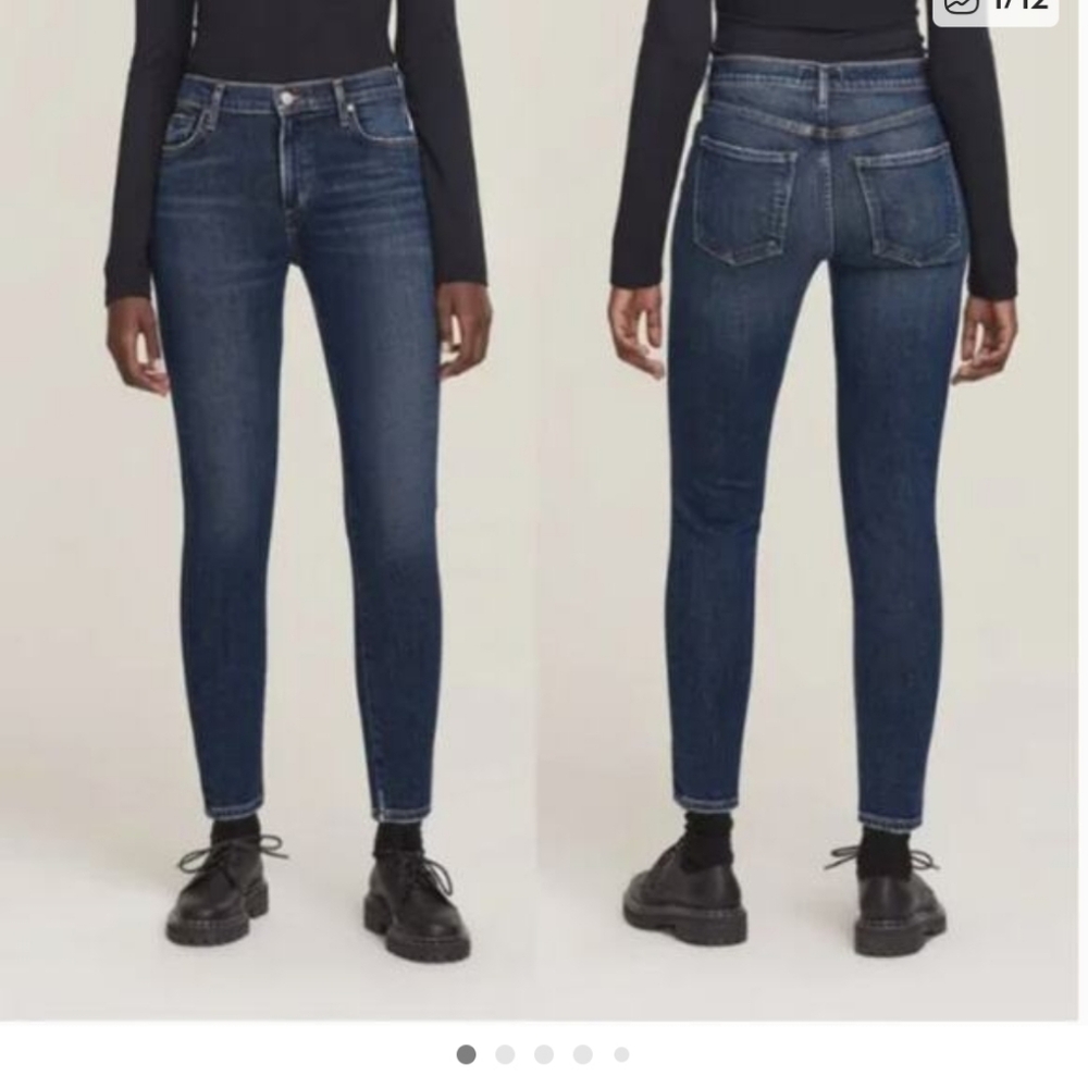 Agoldie Sophie Midrise Ankle Jean, Sz. 29